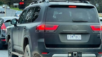 LC300 bush-bashed in Australia: The first Toyota Land Cruiser 300 Series spotted in Australia looks like it's been in a war