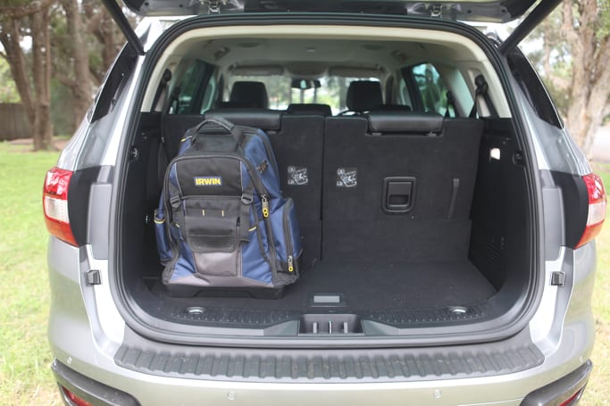 Ford Everest 2021 Boot space