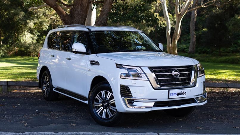 The top-spec Patrol Ti-L has a 5.6-litre V8 petrol engine. (Image: Dean McCartney)