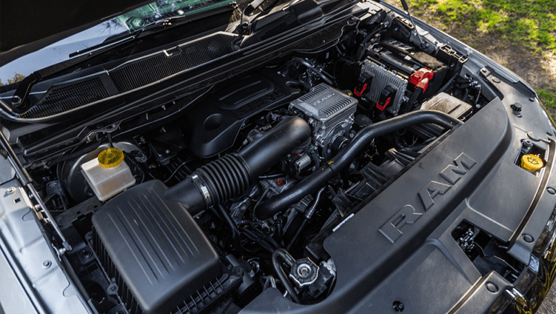 The Limited has a 5.7-litre Hemi V8 petrol engine.