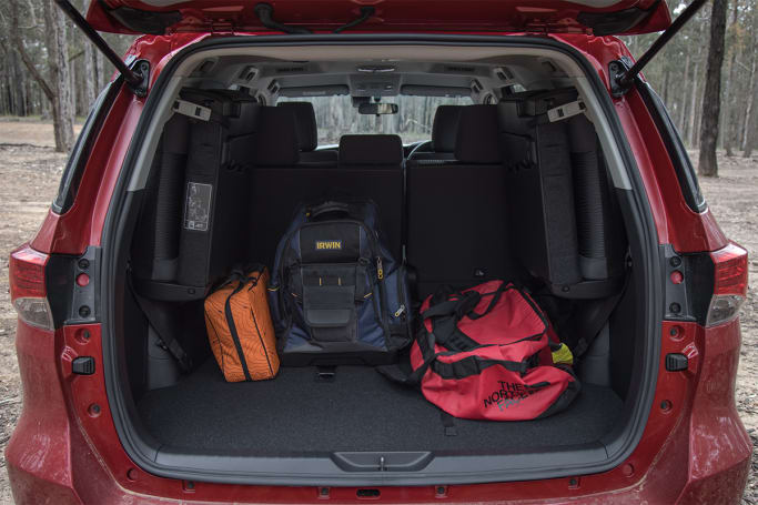 Toyota Fortuner 2021 Boot space