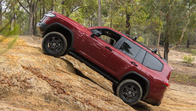 The top-spec Cruiser, the GR Sport, has a 3.3-litre V6 twin turbo-diesel engine. (Image: Glen Sullivan)