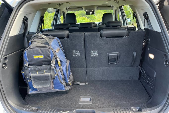 Ford Everest 2023 Boot space