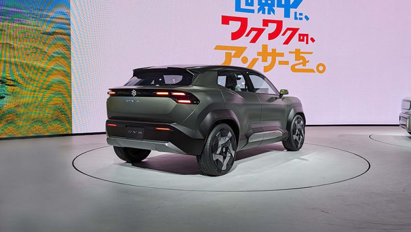 The Suzuki EV will target a 500km driving range when it makes it to production.