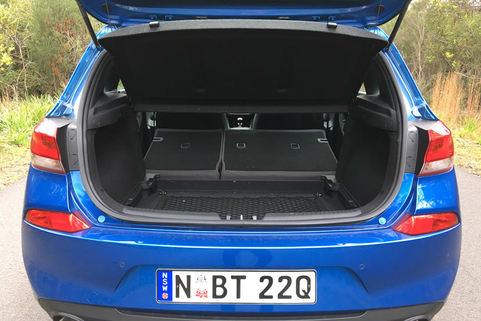 The 60/40 split rear seats are harder to fold flat. (image credit: Andrew Chesterton)