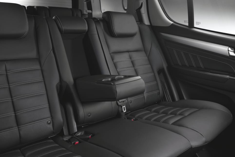 Only the LS-T features leather-accented seats.