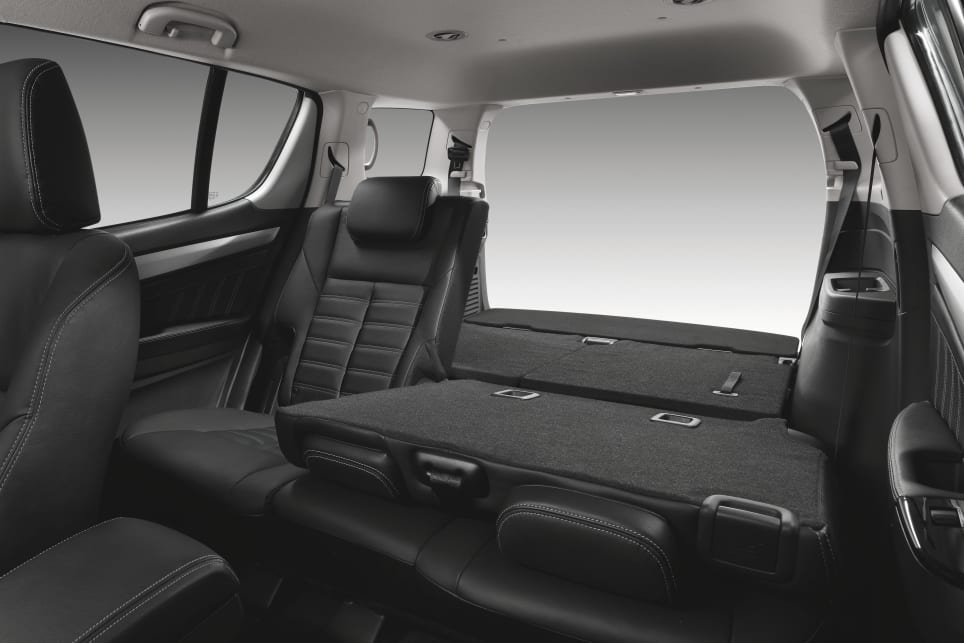 The LS-T has 1830 litres of space when the second and third rows are folded down.