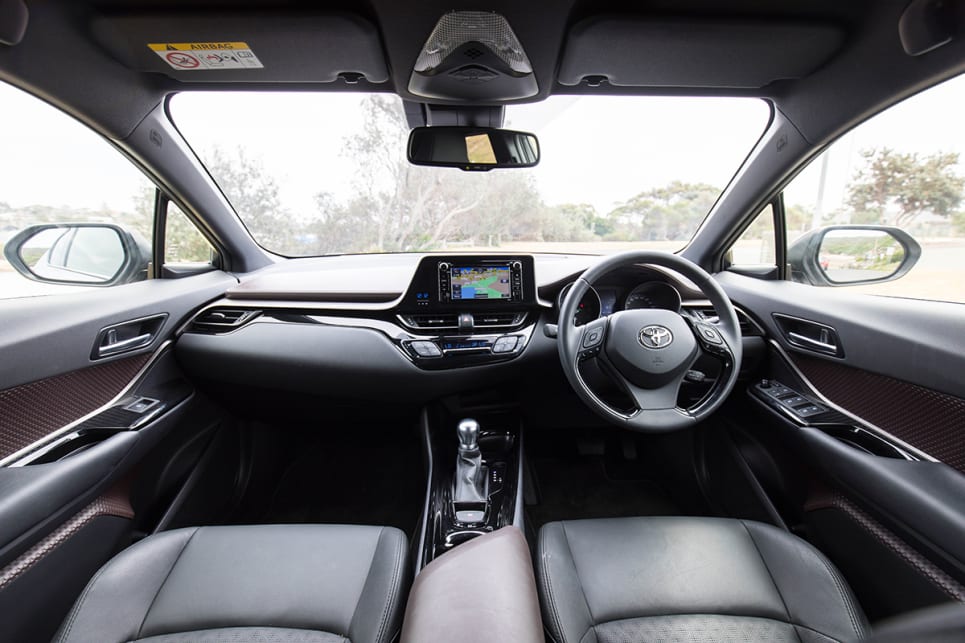There’s enough legroom in the front of the CH-R. (image credit: Dean McCartney)
