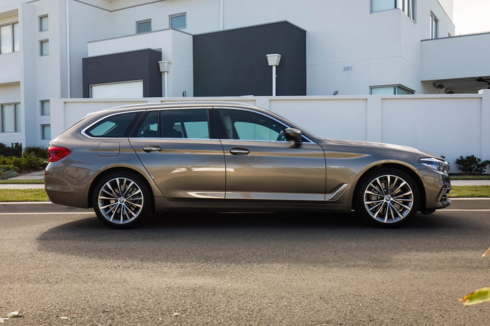 The 530i Touring is sleek and sporty with long lines that are much more elegant than a boxy SUV and curves in all the right places. (image credit: Dean McCartney)
