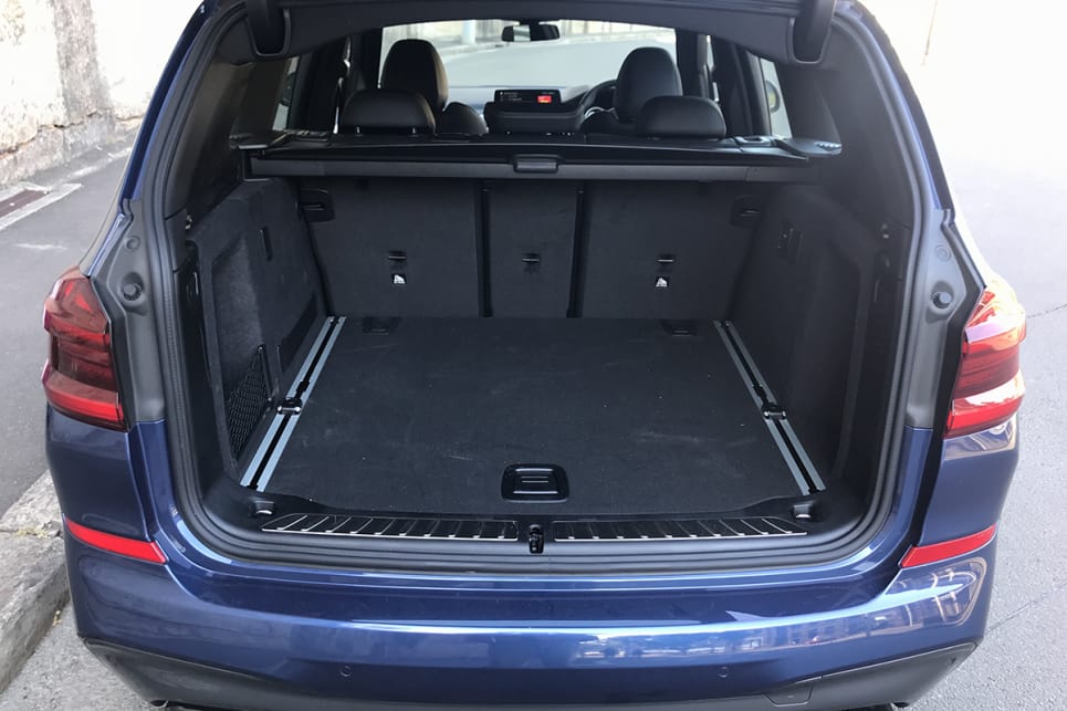 With the rear seats upright, luggage capacity runs to 550 litres. (image: James Cleary)