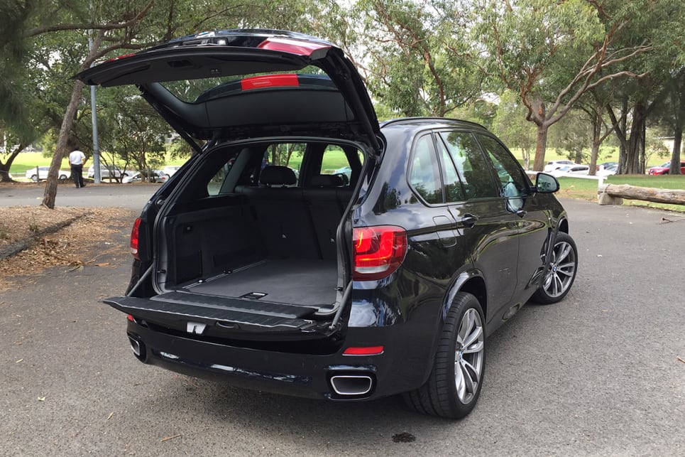 The X5's cargo capacity is 650 litres. (image: Richard Berry)