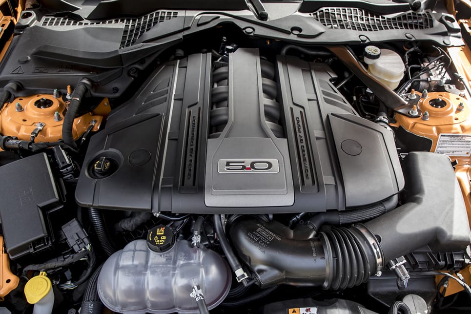 The 5.0-litre V8 makes 336kW/556Nm.