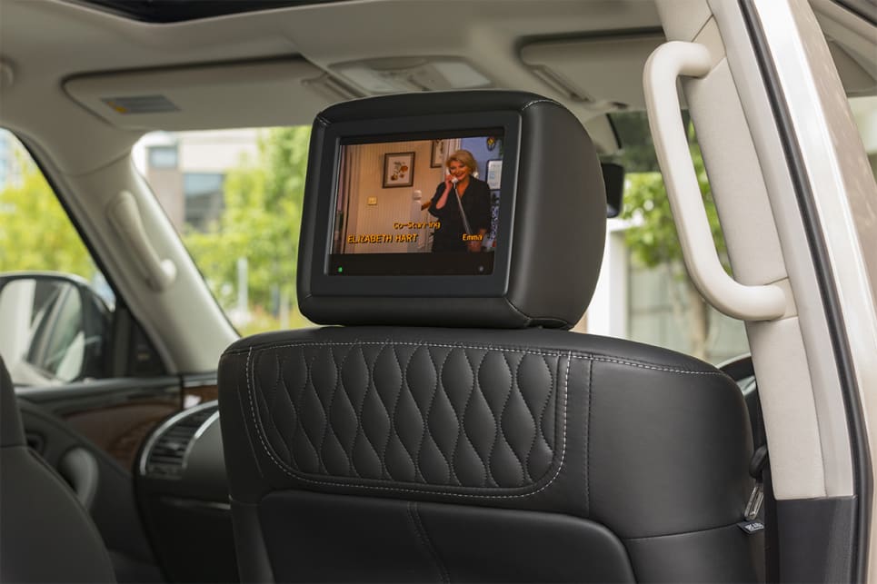 Second-row passengers now get 8.0-inch entertainment screens.
