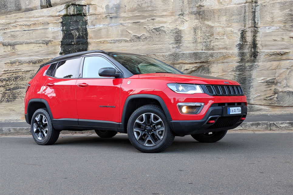 The Trailhawk’s more rugged look sets it apart from its metro-flavoured SUV competitors. (image credit: Dan Pugh)