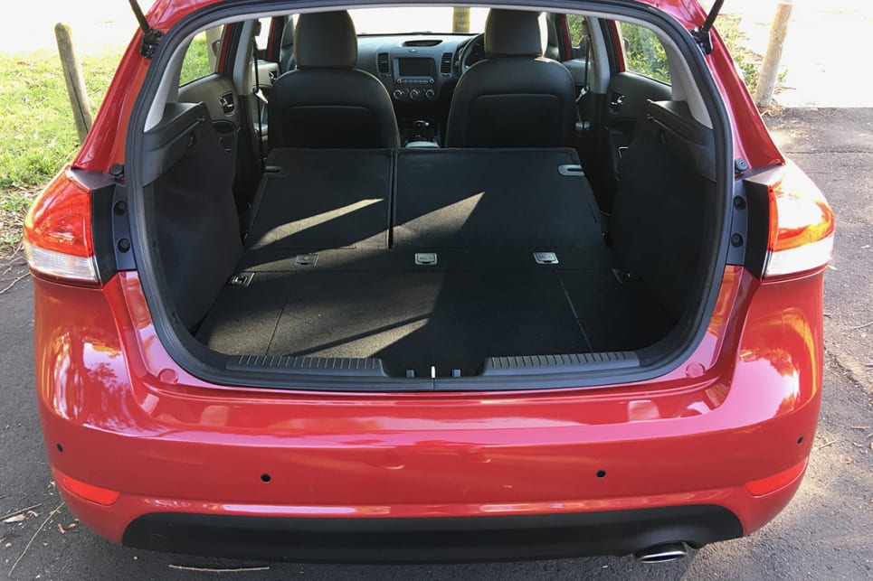 The sedan increases the luggage capacity to 482 litres.