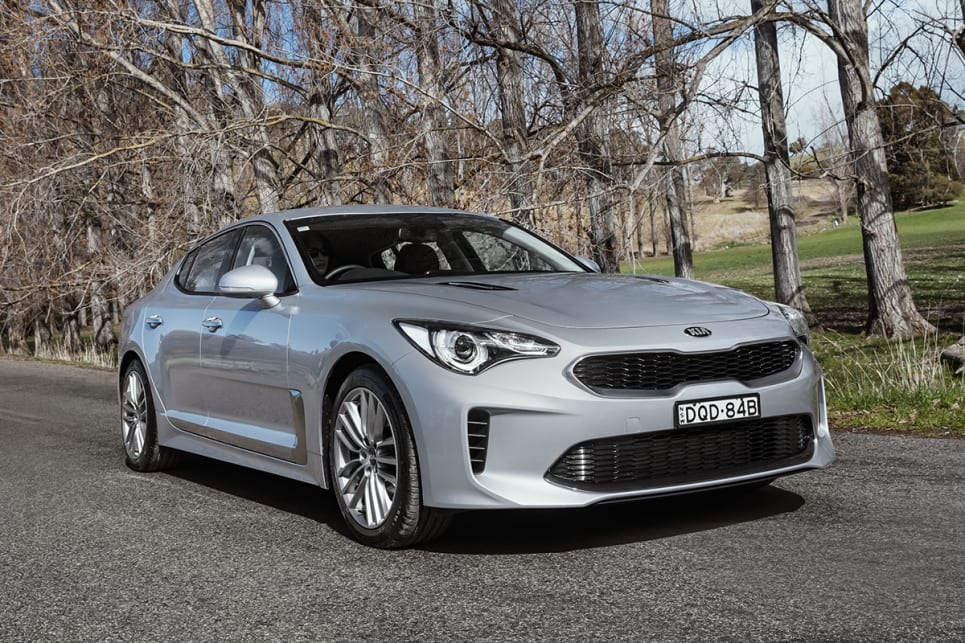 Picking the trim levels can be a cerebral workout thanks to a lack of badgework. (2018 Kia Stinger 200S pictured)