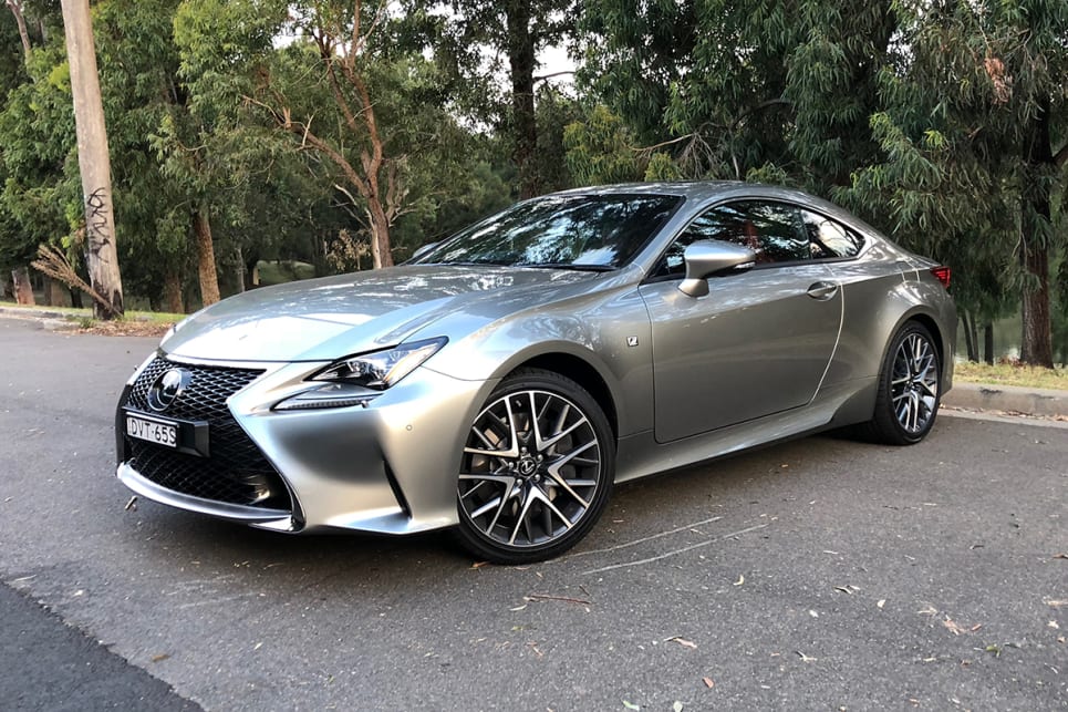 Angle finder: The Lexus RC  is the car that reinvented the Lexus look, and arguably made it exciting. And the new one keeps up the good work. (RC350 pictured) (image: Andrew Chesterton)