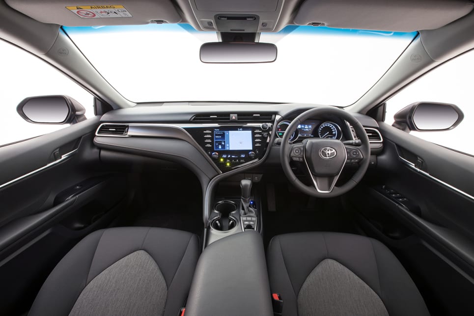 2018 Toyota Camry Ascent Sport Hybrid pictured.