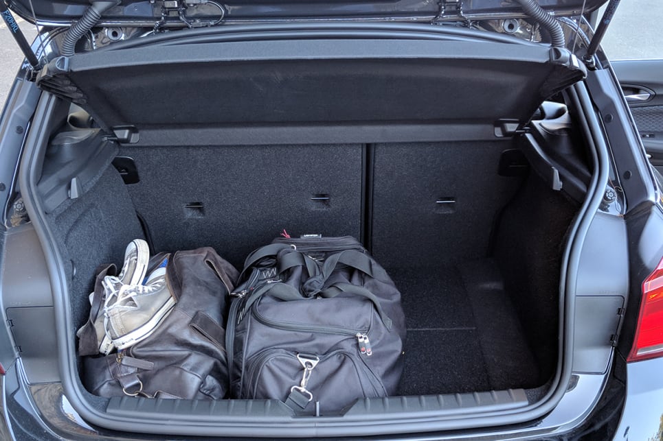 With the seats up, the BMW has 360 litres of boot space. (image credit: Dan Pugh)