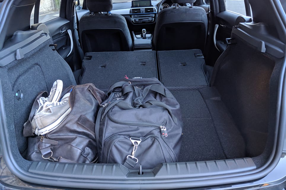 The 60/40 split rear seats fold almost flat to provide a generous 1200 litres of space. (image credit: Dan Pugh)
