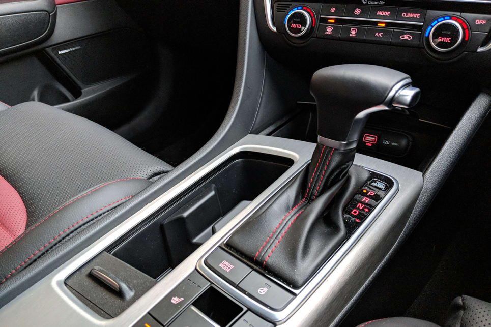 The GT has a six-speed automatic transmission.