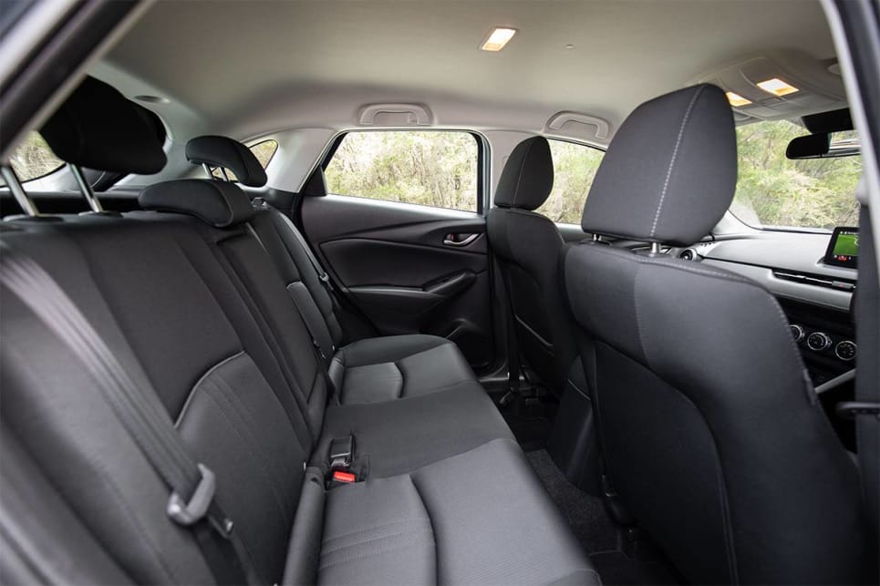 The Mazda offers a very cushy seat in the back. (image credit: Dean McCartney)