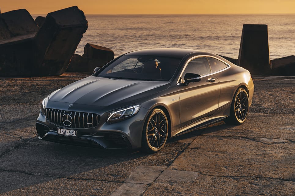 The S-Class coupe looks long. It's obvious to see why the cars all run on 20-inch wheels - anything smaller would look hilarious. (S63 model shown)