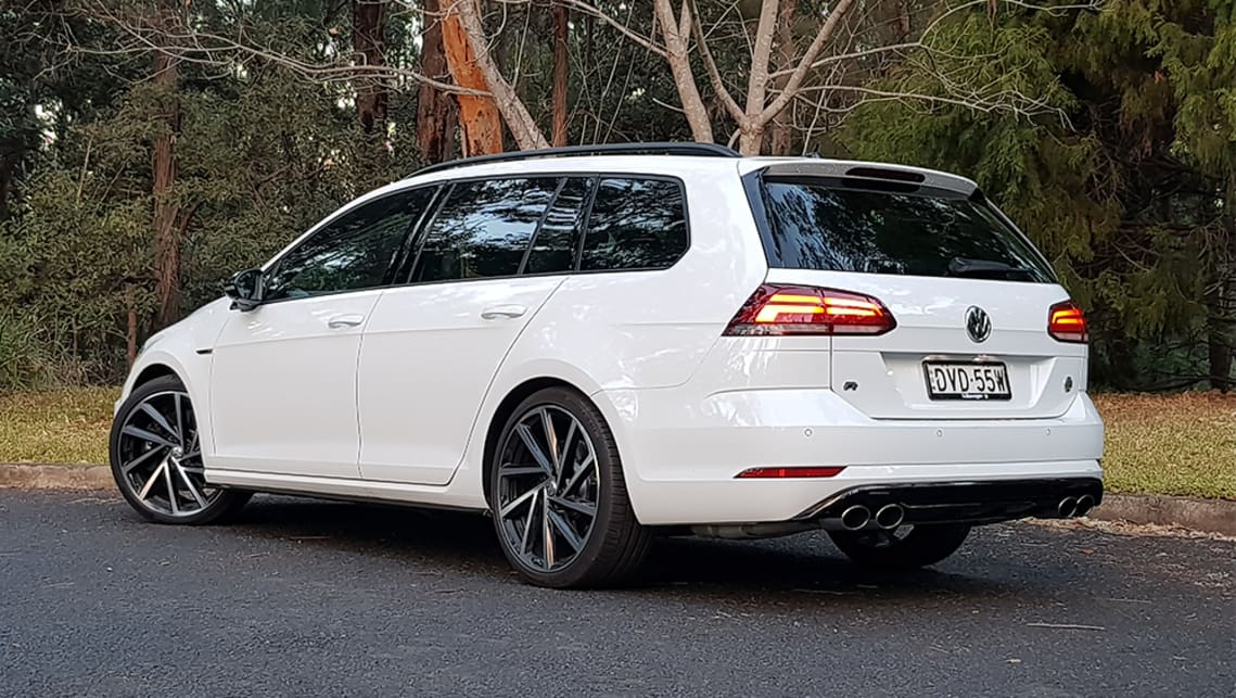 If it weren’t for the wheels and quad exhaust tips you could easily fool most people that it’s a regular little white wagon. (image credit: Mal Flynn)