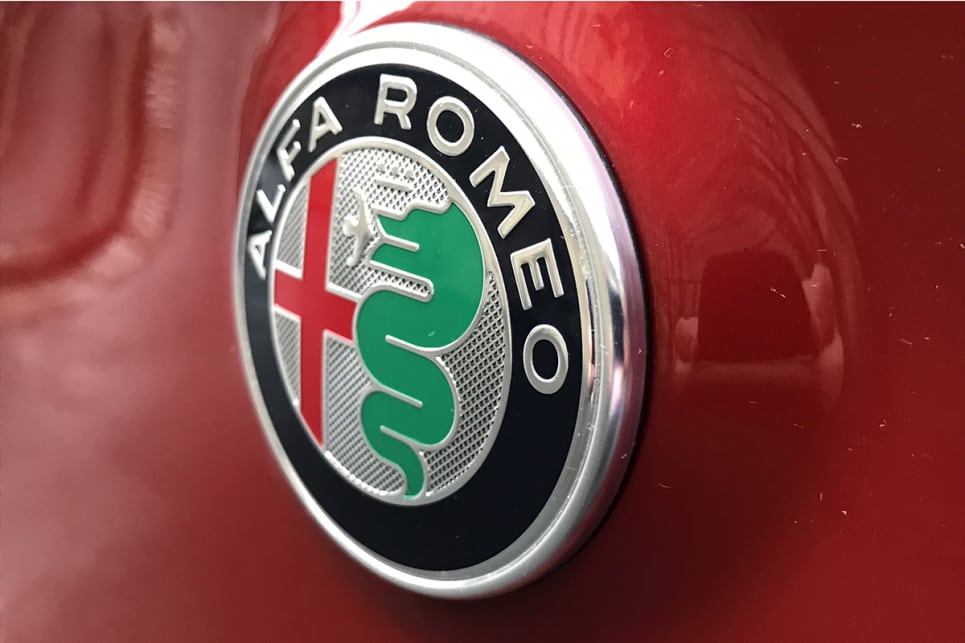 Alfa Romeo's classic badge is a symbol of Milan.