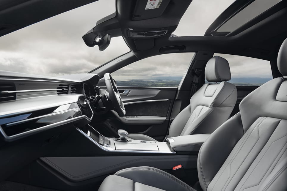 The A7's interior offers beautiful textile finishes and quality trims.