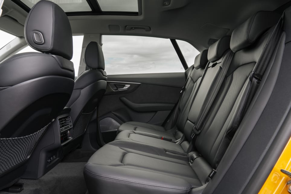 There’s enough headroom in the rear seat to be comfortable with a similarly sized driver in front, and the legroom and foot room is well considered, too.