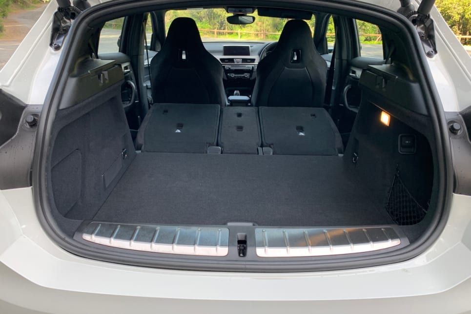 With all the seats down, boot space grows to 1355 litres.