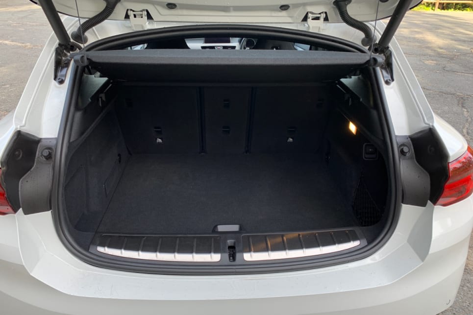 With the rear seats in place, there's 470 litres of cargo space.
