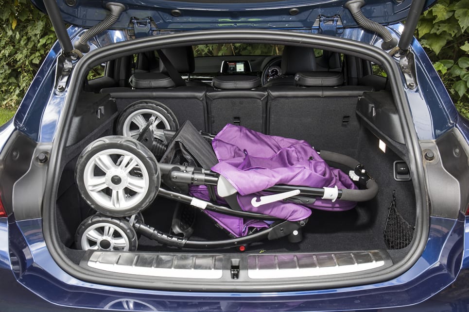 The X2 really does have a surprisingly large boot, which was capable of swallowing the CarsGuide pram.