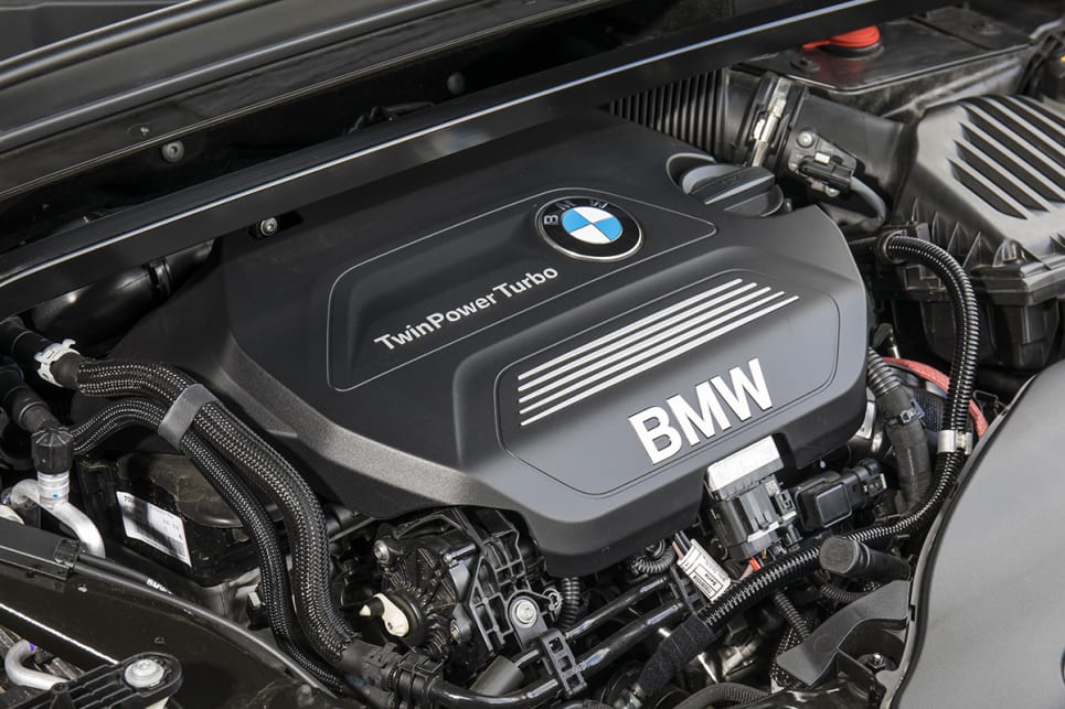The BMW has a 2.0L turbo-diesel.
