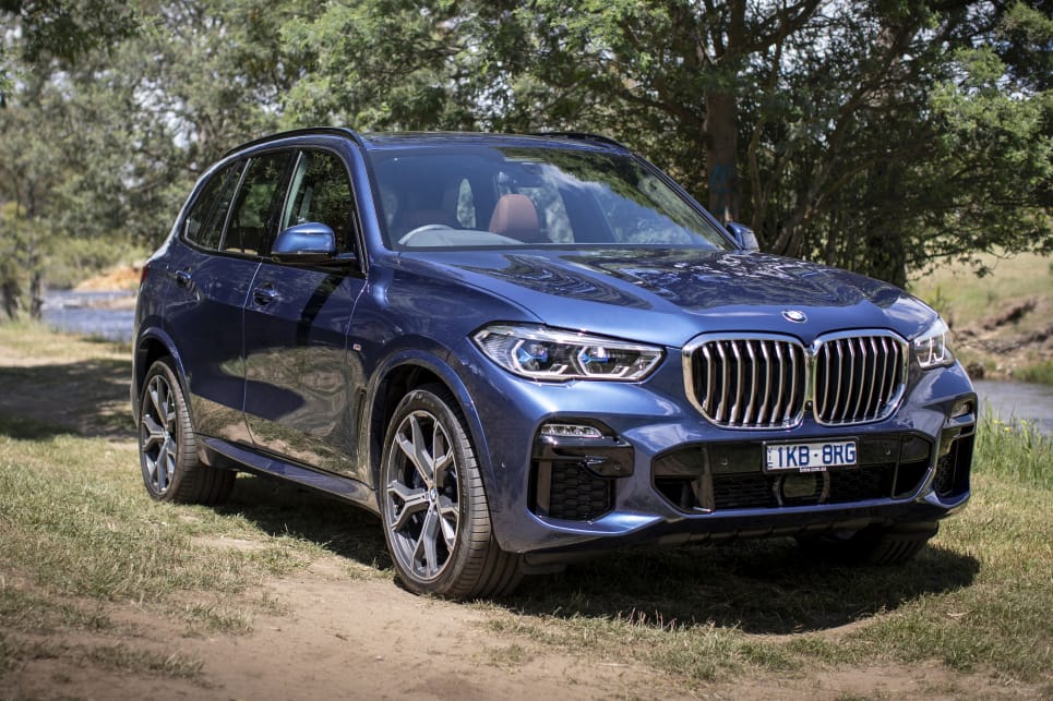 The new X5, while bigger in most dimensions, hides its extra bulk well. (xDrive 30d variant shown)