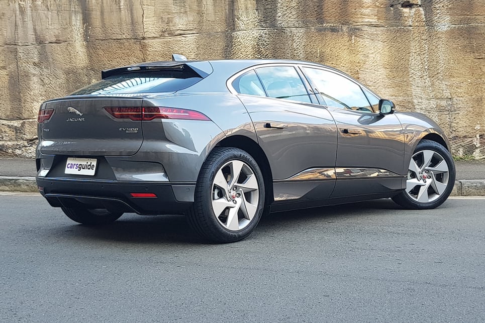 The I-Pace’s more coupe than SUV-like roofline helps it achieve a slippery 0.29 aerodynamic drag coefficient.