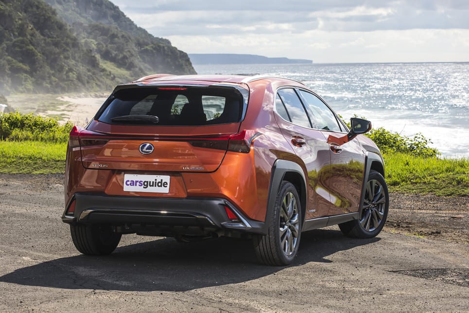 The Lexus UX is clearly the most daring in its design from this line up.
