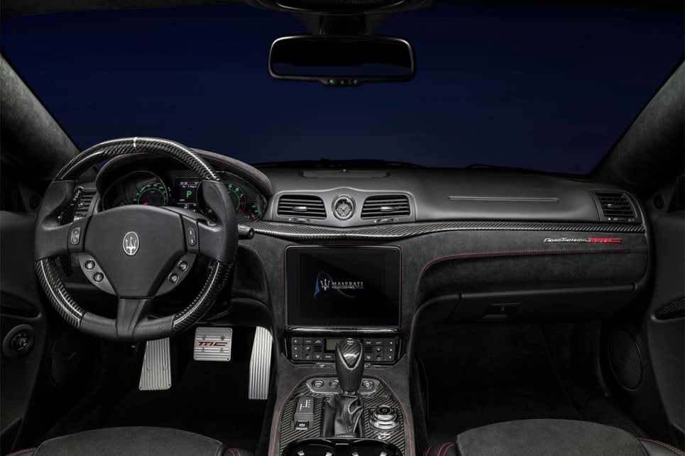 The big news on the inside was their alignment with fresher Maserati models with the upgrade to an 8.4-inch multimedia screen with Apple CarPlay and Android Auto compatibility. (GranTurismo MC international variant pictured)