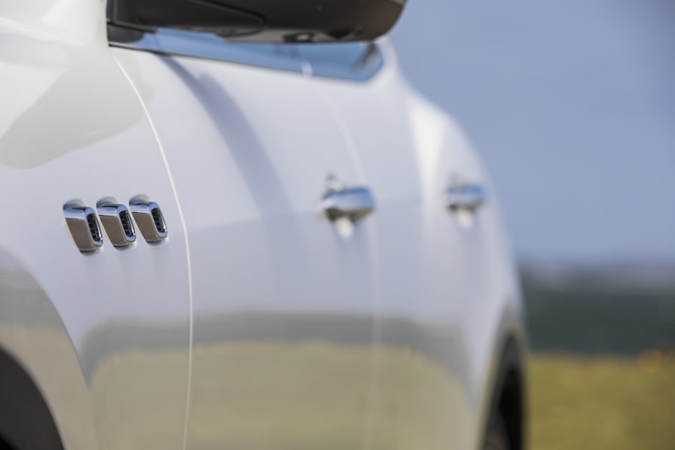 The Levante does a lot right – the sound, the safety and the exterior styling.