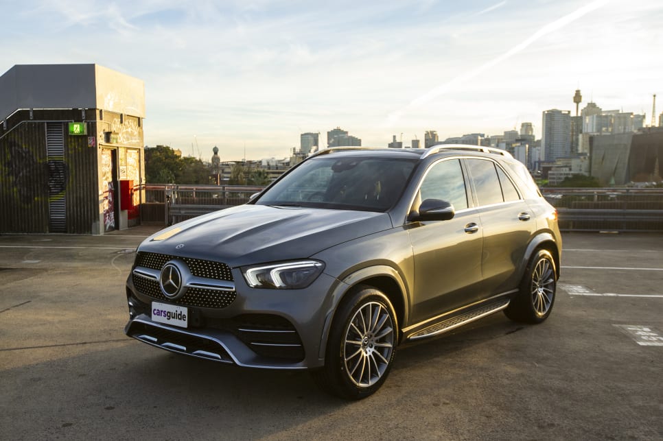 The GLE has a more aggressive appearance 