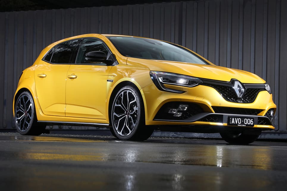 For just over half the price of an RS 3, the new Megane R.S. does a lot better in the muscular looks stakes. (EDC automatic transmission variant pictured)