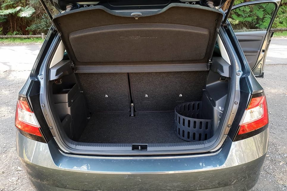 The Fabia's 305-litre boot is one of the biggest in its class.