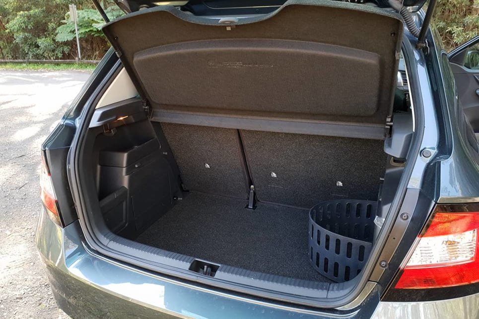 On top of the cabin features, the boot comes with a 'flexible storage compartment' to hold basketballs and bottles of milk.