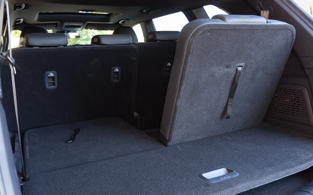The boot, like all seven-seat SUVs, is small when all seven seats are in use, at 295L.
