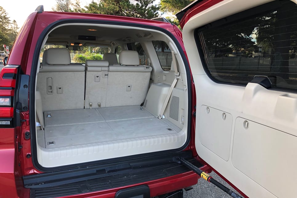 Boot space moves up to 480 litres with the rear seats folded down.