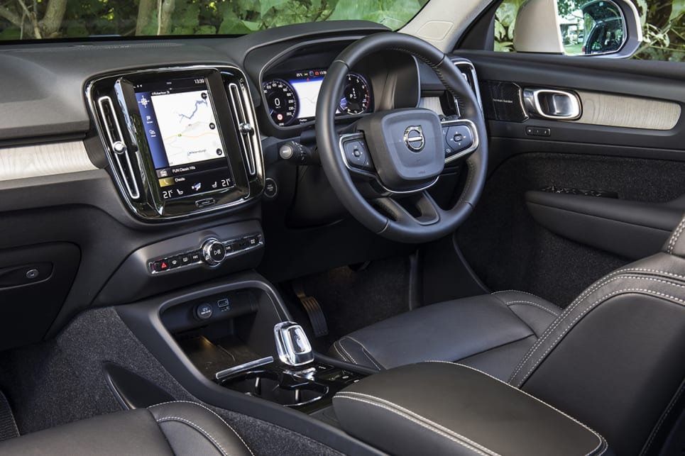 Ours XC40 is the middle-of-the-range T4 Inscription, which has a list price $50,990.