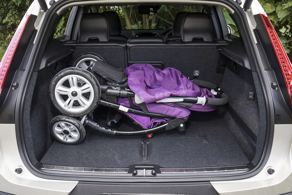 The shape of the Volvo’s boot makes it the best for functionality.
