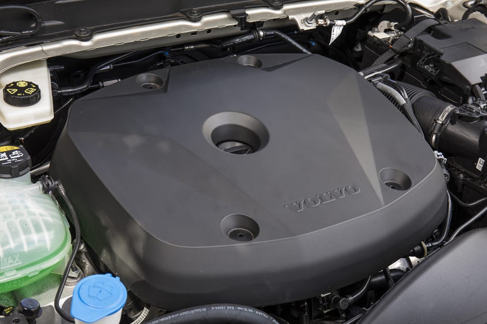 The Volvo has a 2.0L turbo-petrol engine.