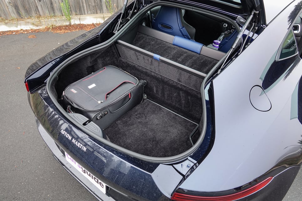 Boot space is rated at 350-litres, enough for a weekend away.